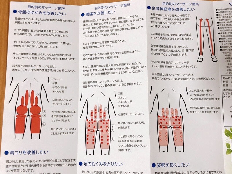 格安saleスタート ツボぐりぐり君 説明書付き Www Anavara Com